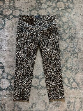 J. Crew women’s  Leopard Print capris Brown & Black size 6 new with tags